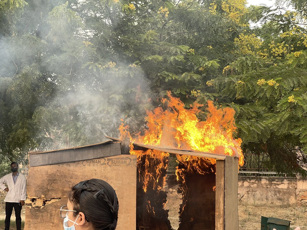 Pushkalpandey8's tweet photo. Today we hosted our first #FireInvestigation course since Covid! It was great to have the @TathyaForensic back on site for a practical course.
#fireinvestigation #fire #forensicscience #forensic #arson #crime #jaipurnationaluniversity #tfwf #teamtathya #training #workshop https://t.co/ByPXtxpcMm