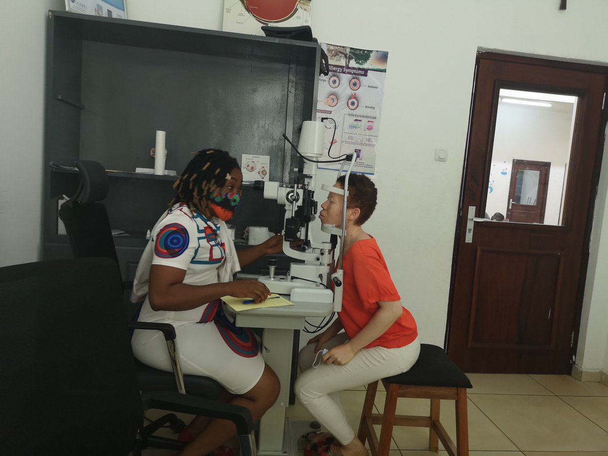 EyeLimbe's tweet photo. We kept our word to provide free eye screening to all persons with albinism within Fako Division. It was indeed great. Together let's fight available blindness. @GDS_Disability @RTL_com @BMG_Bund @CBM_Global @CBMuk @CBMworldwide @africatechie @MimiMefoInfo @DrManaouda https://t.co/09soLqnXbv