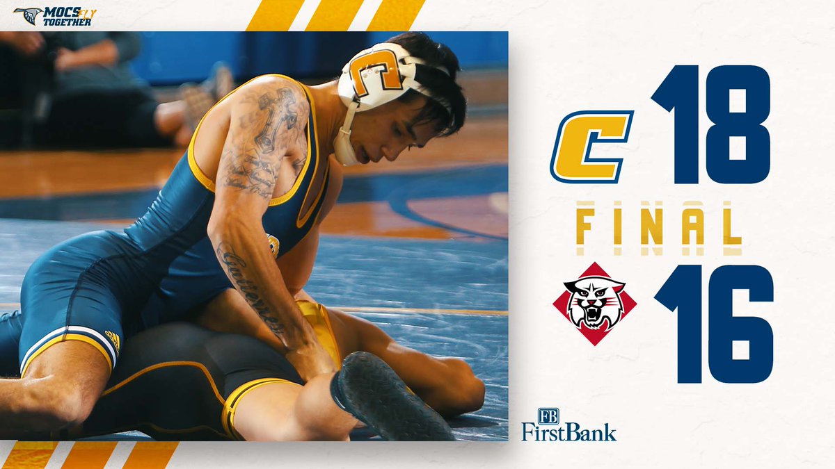 UTCWrestling's tweet photo. 1-0 in @SoConSports action 💪

#GoMocs https://t.co/Seq7FQOuo8