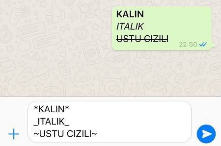 bilgisayardiIi's tweet photo. Whatsapp'ta kalın, italik ve üstü çizili yazı yazma teknikleri… https://t.co/21R3eSrSxi