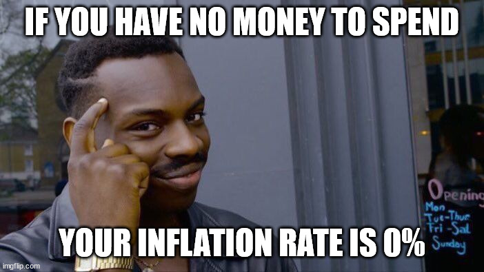 verylostpanda's tweet photo. If inflation is calculated using a basket of goods consumed by the average person, one can personalize the inflation metric by considering specific things one consumes. Does that mean... https://t.co/HLVznQ0K6F