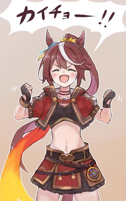 今日の絵チャ 赤テイオー 