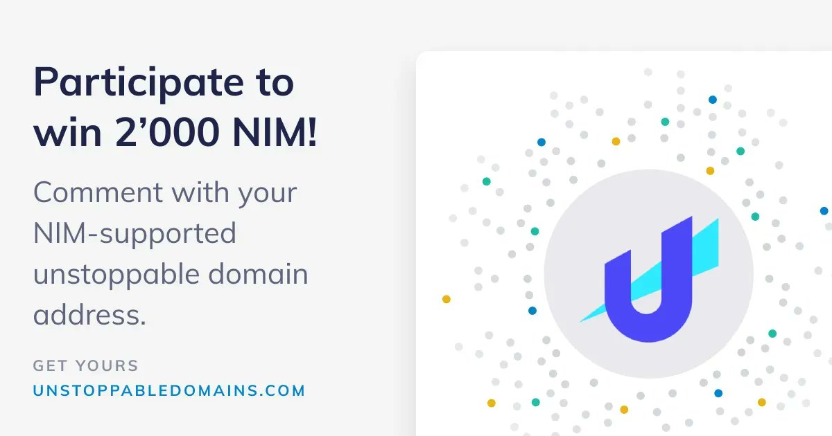 Nimiq — $NIM 🤝 tweet media