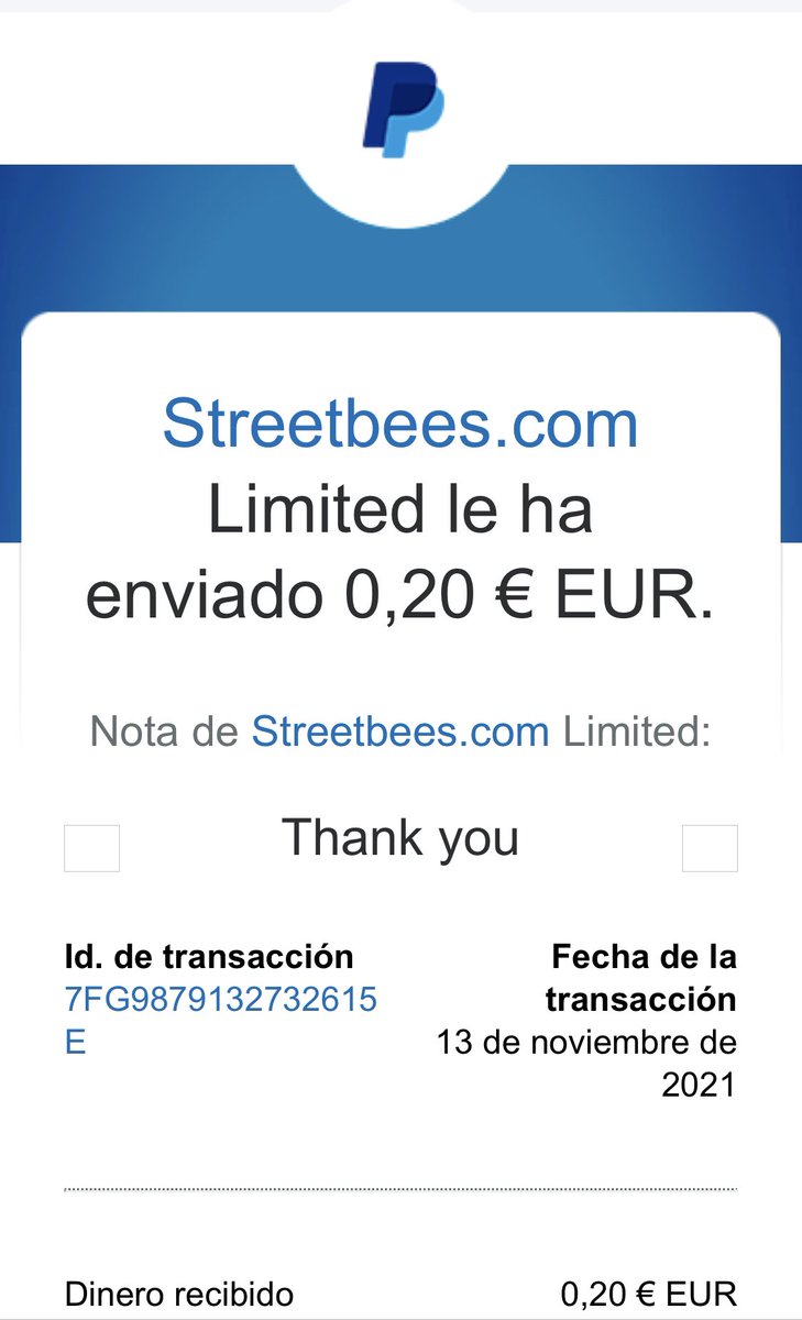Chispitaonline's tweet photo. 💸NUEVO PAGO💸
Streetbees es una app donde ganas dinero por realizar pequeñas encuestas
Regístrate ahora y coloca mi código de referencia: 6040Y6
A ganar dinerito 🐝✨
#streetbees @streetbees #dinerogratis #ganar_dinero https://t.co/RsncgCPsBI