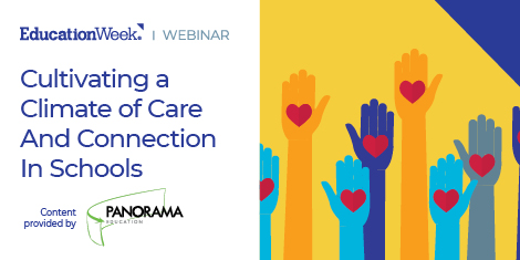 Join the 11/15 #sponsorwebinar to learn to improve your district, school, or classroom climate, and help every student belong in school. The free event will cover factors that foster safe, social, and positive learning environments at school. <a href="/PanoramaEd/">Panorama Education</a> bit.ly/3opFn1t