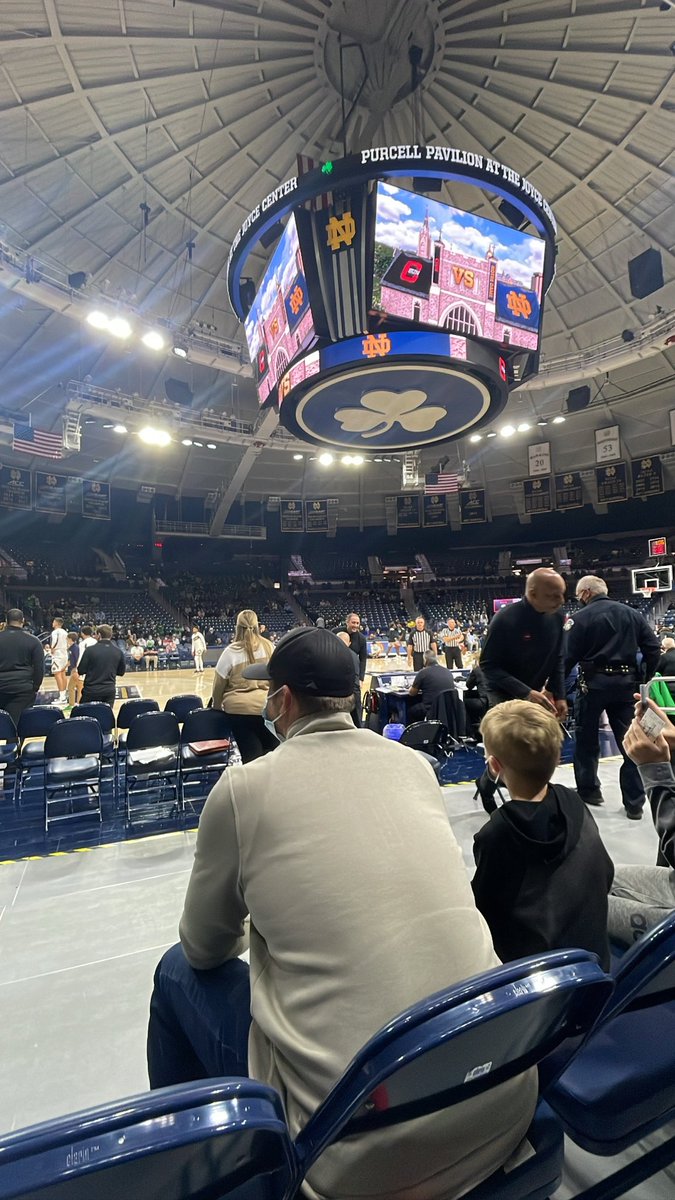 k_benji6's tweet photo. Here at “The House That @ejwill52 Built” for some matinee hoops between @CSUNMBB and @NDmbb!

#FastModelFamily 🏀 https://t.co/QmAQ38Znhe