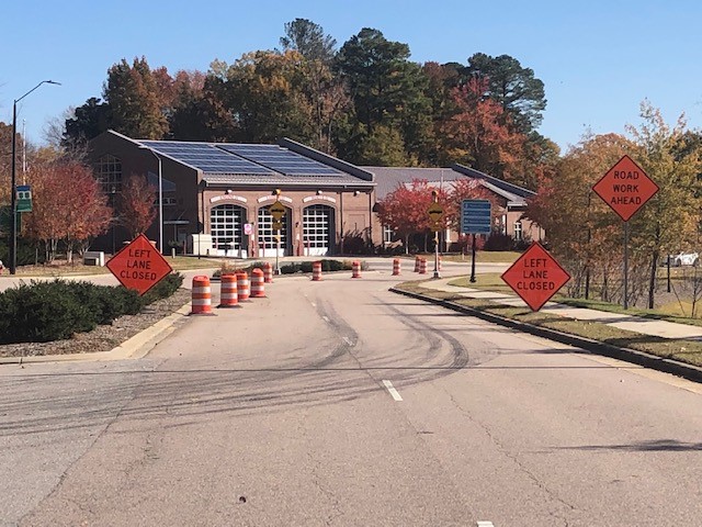 Town Hall Drive will be closed to regular traffic between the Carolina Street roundabout and the #Morrisville Carpenter Road intersection from 9 a.m. to 4 p.m., Nov. 15-17 as part of the Morrisville Carpenter Road improvements project. bit.ly/3ncomsm