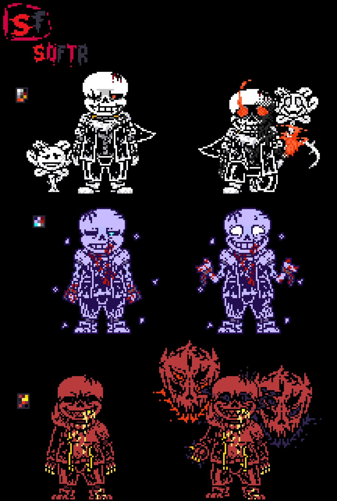 Undertale au sans fell outerdust