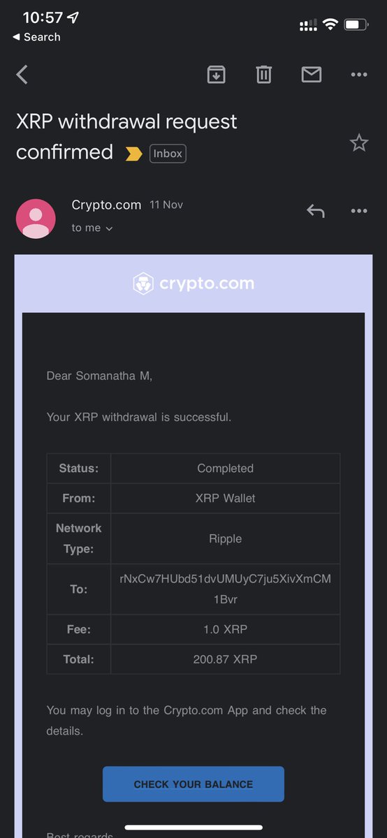 somanath3456's tweet photo. @TamilCryptotec1 Hi sir my name is Somanath I am transfer to https://t.co/OP6lo7dCFk to WazirX XR p coin but not coming Indha XRP 200 my wallet Please check it please help me sir https://t.co/vBpIGDG2T3