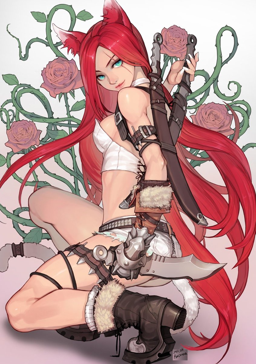 ~ HALF VASTAYA VERSION ~
Fear not, the best Vastaya girl is in the place.
This version has its own headcanons for you to discover.
- Beware razor claws and fangs!
- Hates swimming, dislikes being sprayed with water
- Crimson red tail and ears with white tips