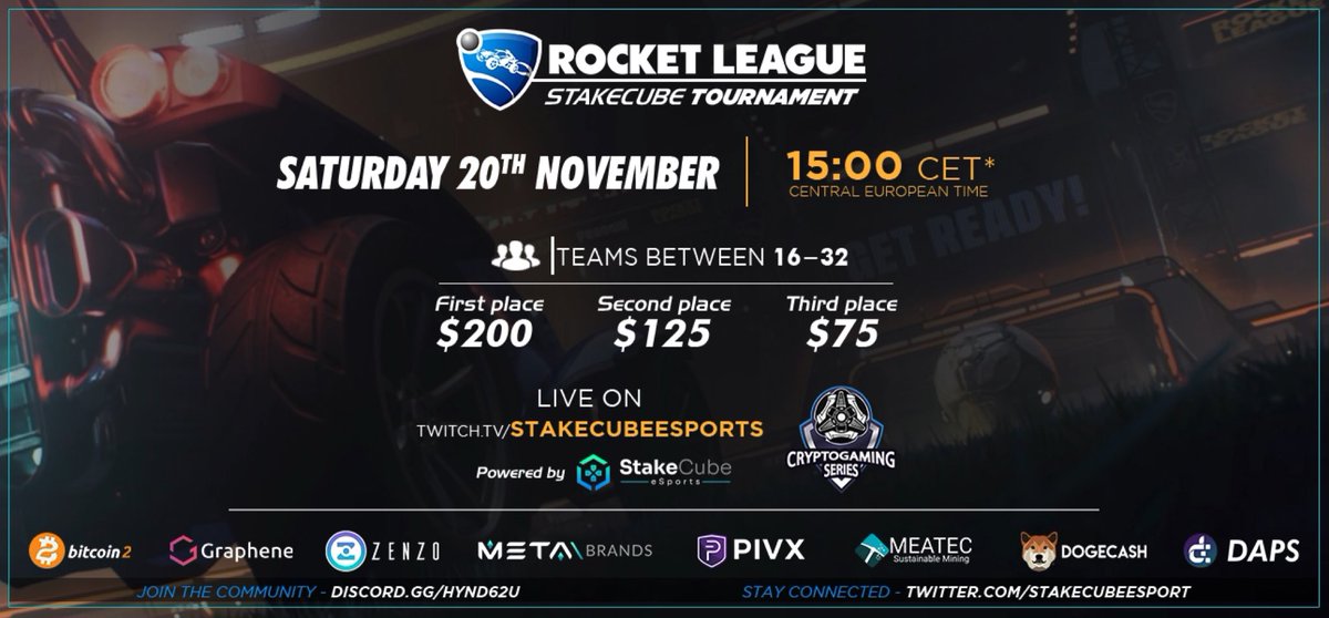 SC_eSports_'s tweet photo. New prize pool! 

We adding another 150$ to the price pool. Sign up today and get ready to compete next week! 

First place, 200$ divided among three players ≈ 67$ for just playing a few hours of games 😎

Signup link: https://t.co/YrI7jFmYdE

#rocketleague #tournament #esport https://t.co/QBot8QvQPv
