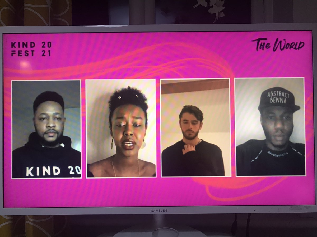 RaPoetry at #KindFest202…. Beautiful! Bold! Brave! Brilliant! Go #TeamKind