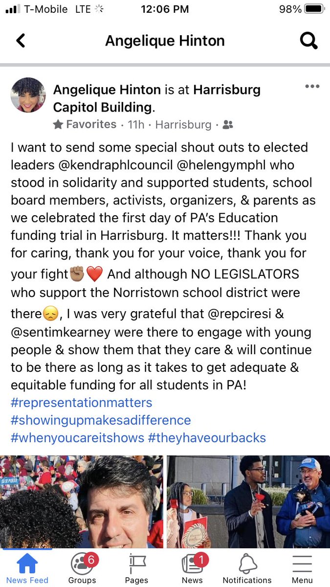 monica_dantonio's tweet photo. Let’s be clear…We need ALL of our electeds to stand up for NASD. The very LEAST an elected official can do is show up to a rally to support fair funding for our students. If you don’t support Norristown, you won’t get any support from me. #ShowUpForUs #StandUpForUs https://t.co/3FQciPEEcX