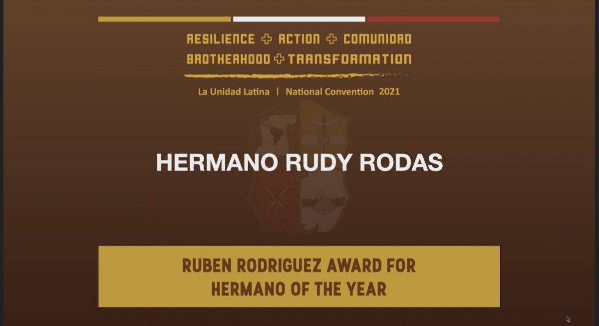 RudyARodas's tweet photo. Love my frat. Honored to be named @Lambdas1982 Hermano of the Year at this year's National Convention. #LUPS https://t.co/3tHtZr2zSj