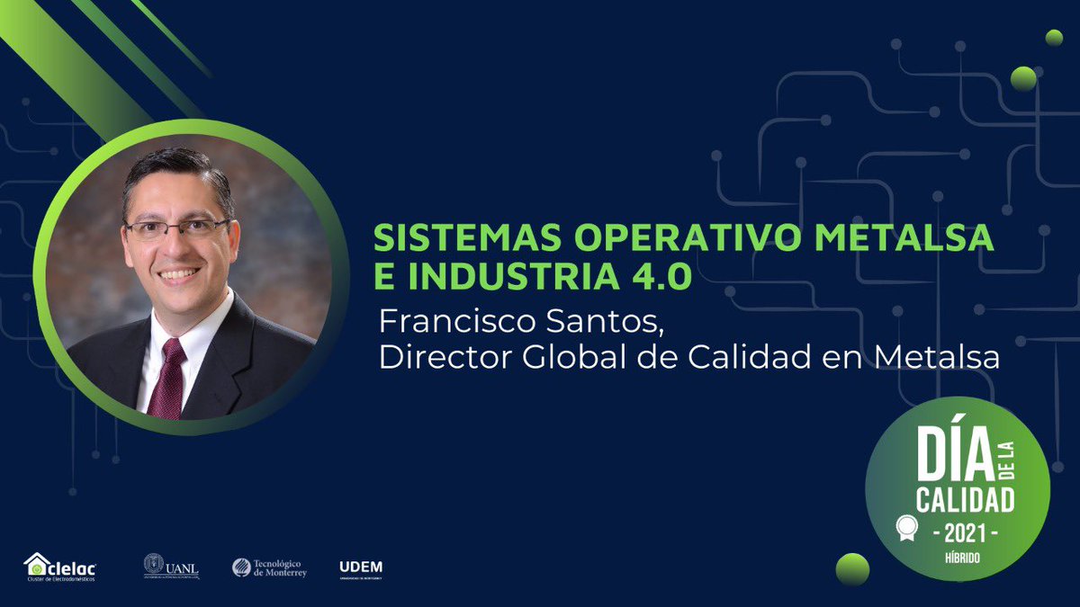 clelac_mx's tweet photo. Les compartimos los expertos que participarán el Día 1 de la 3ra edición del Día de la Calidad. 

📅17 y 18 de noviembre
Socio $500
No socio $700

Registro 2x1: https://t.co/521zvEGW1Y
Informes melissa.ramirez@clelac.org.mx 

¡Aprovecha!

#SoyCLELAC #Calidad #DataAnalytics https://t.co/wNSmpYQxQp