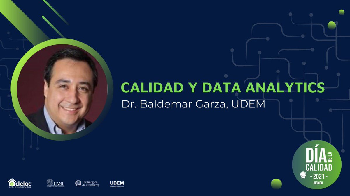 clelac_mx's tweet photo. Les compartimos los expertos que participarán el Día 1 de la 3ra edición del Día de la Calidad. 

📅17 y 18 de noviembre
Socio $500
No socio $700

Registro 2x1: https://t.co/521zvEGW1Y
Informes melissa.ramirez@clelac.org.mx 

¡Aprovecha!

#SoyCLELAC #Calidad #DataAnalytics https://t.co/wNSmpYQxQp