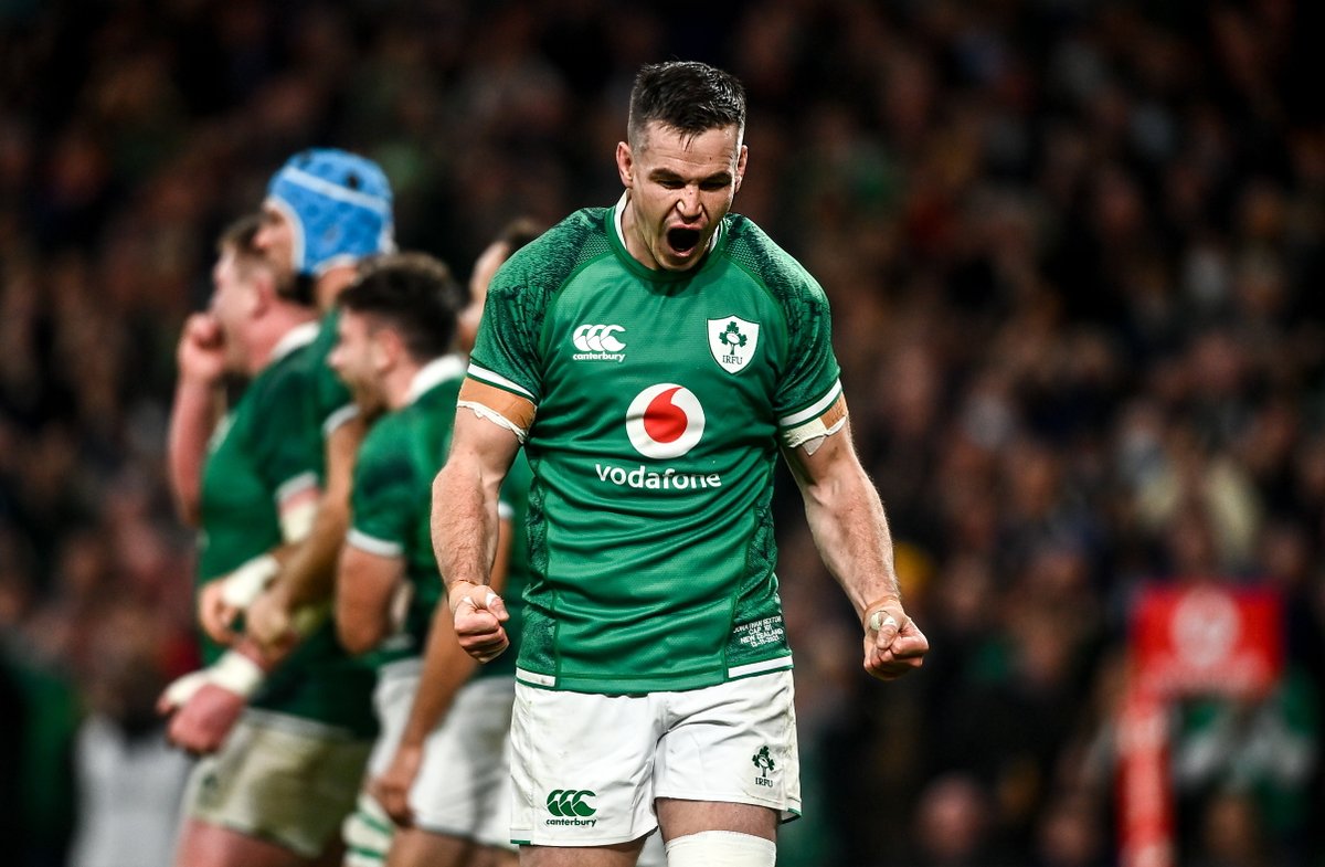 rugbyontnt's tweet photo. WHAT. A. GAME!

Ireland beat New Zealand 29-20 in an absolute thriller in Dublin ☘️

A sensational performance from Andy Farrell's side 👏 https://t.co/MzSAp8WQcG