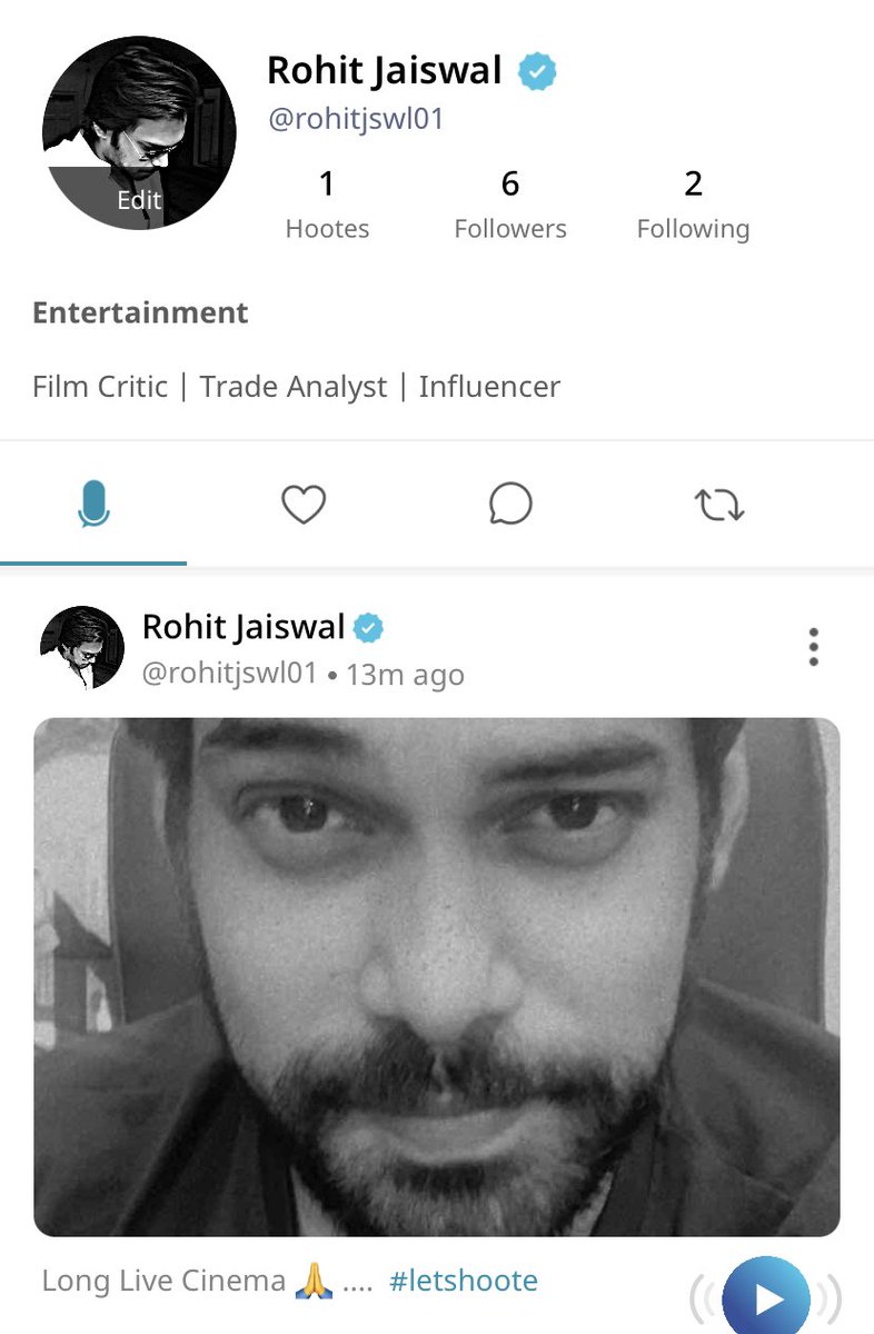 rohitjswl01's tweet photo. Extremely happy to be a part of #Hoote….. Dear Followers on Twitter do follow me there as well….
My official #Hoote ID - rohitjswl01
Thank You @soundaryaarajni, my best wishes to you and team #Hoote….
#LetsHoote ❤️ https://t.co/XrMOdn4i6m