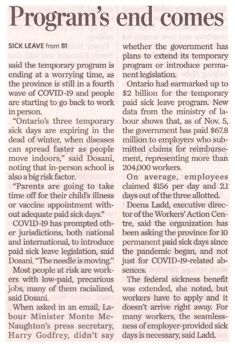 StrikeFord's tweet photo. #OntarioPaidSickDays
Are about to end. And we are now headed into the height of the fourth wave..or the
#FordWave if I might be so bold.
What is #OntarioWorkers to do.
#VoteFordOut2022 https://t.co/QQ0esEz7qg