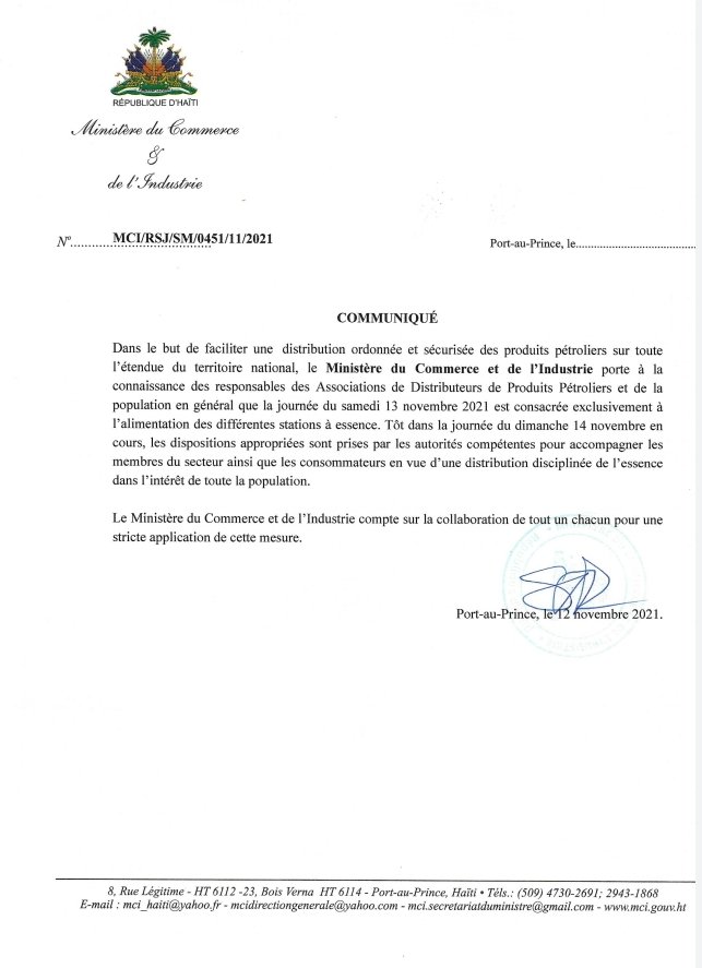 #MCI #produitspetroliers #disponibilité