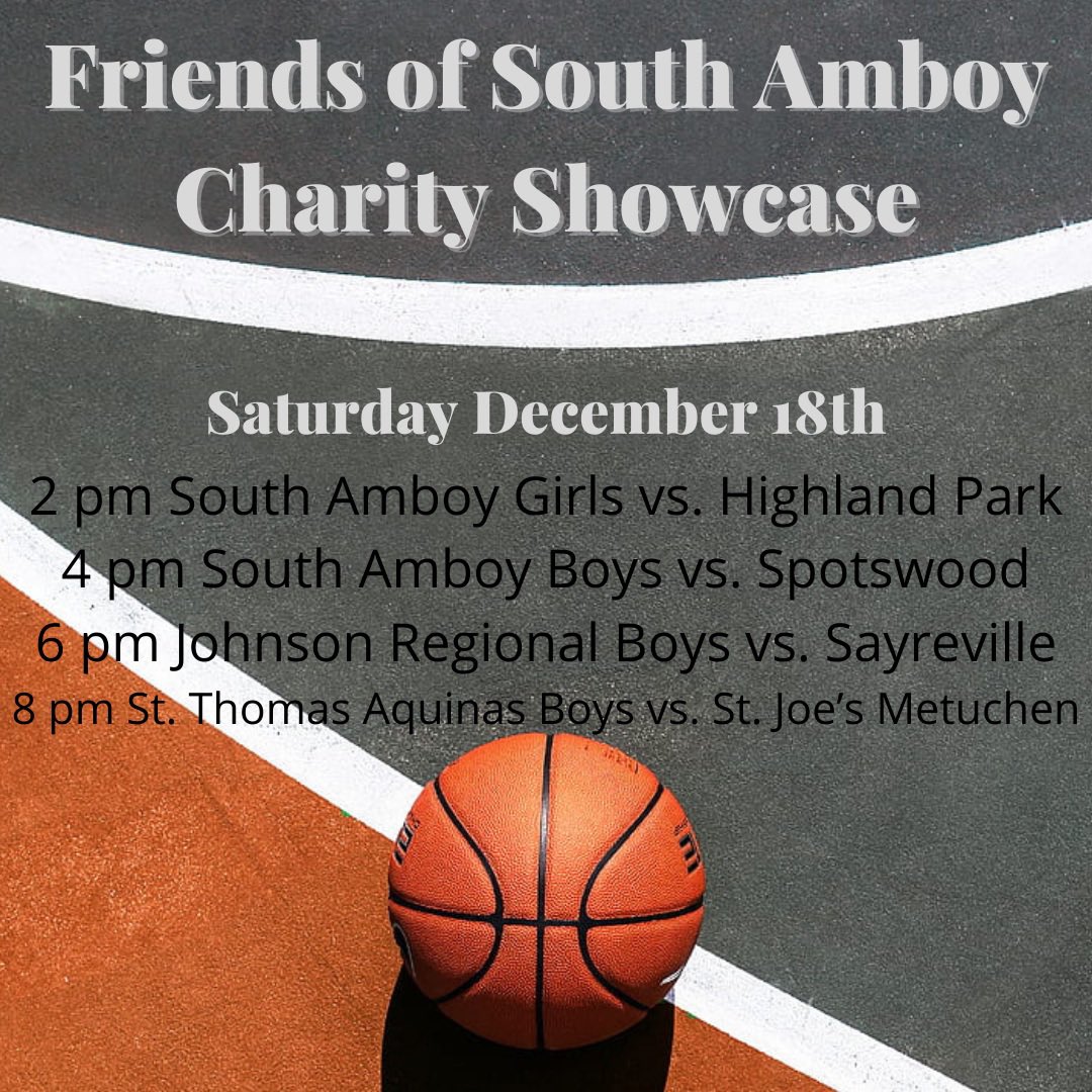 SA_boysBB's tweet photo. We’re just 5 weeks away from the Friends of South Amboy Charity Showcase. Here’s the schedule for the day. See you there!! 💜💛🏀 #goguvs #southamboyguvs https://t.co/fQPeLjfXko