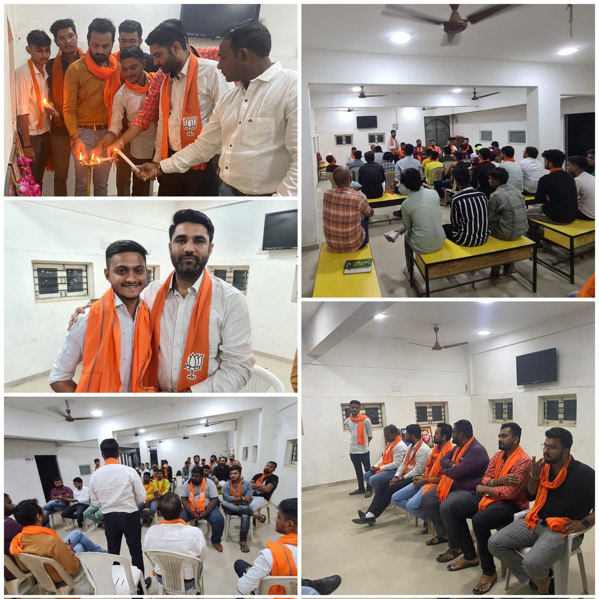 ravipatel4bjp's tweet image. આજે ભારતીય જનતા યુવા મોરચા જોધપુર વોર્ડ ની ગાંધીનગર લોકસભા પ્રીમિયર લીગ ( GLPL ) ના અનુસંધાનમાં બેઠક યોજાઈ .
#GLPL