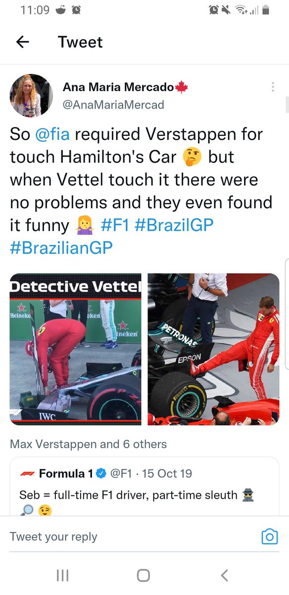 AlexCodd's tweet photo. @VillasJess @F1 Guess what penalty Vettel got for both of these https://t.co/FkgKbrFkp1