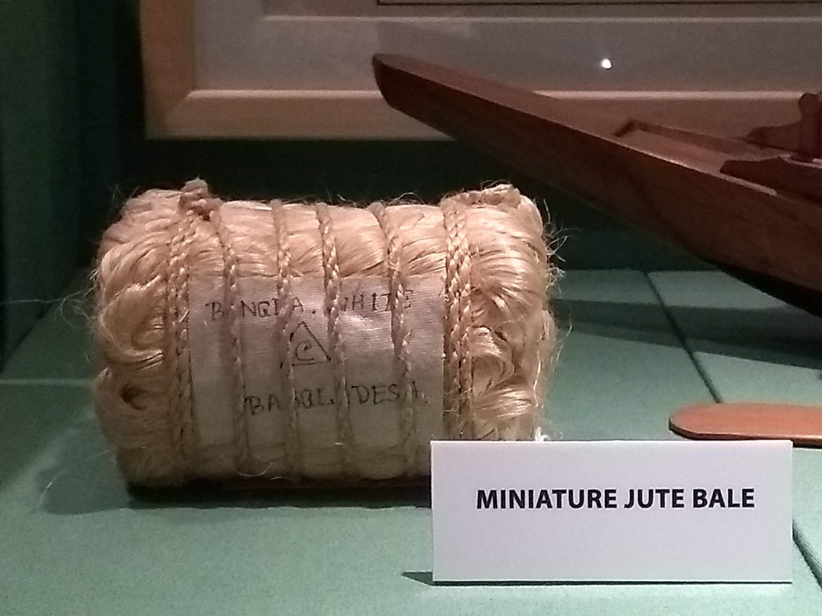 VerdantWorks's tweet photo. 🧵#Museum30 today is about the small stuff! Like this miniature jute bale we have in our display relating to the Bengal region in eastern India where all of Dundee's raw jute came from. We are not exactly sure of it's purpose but it's cute all the same! 😀#SomethingTiny #jute https://t.co/nT8Fji6FNc