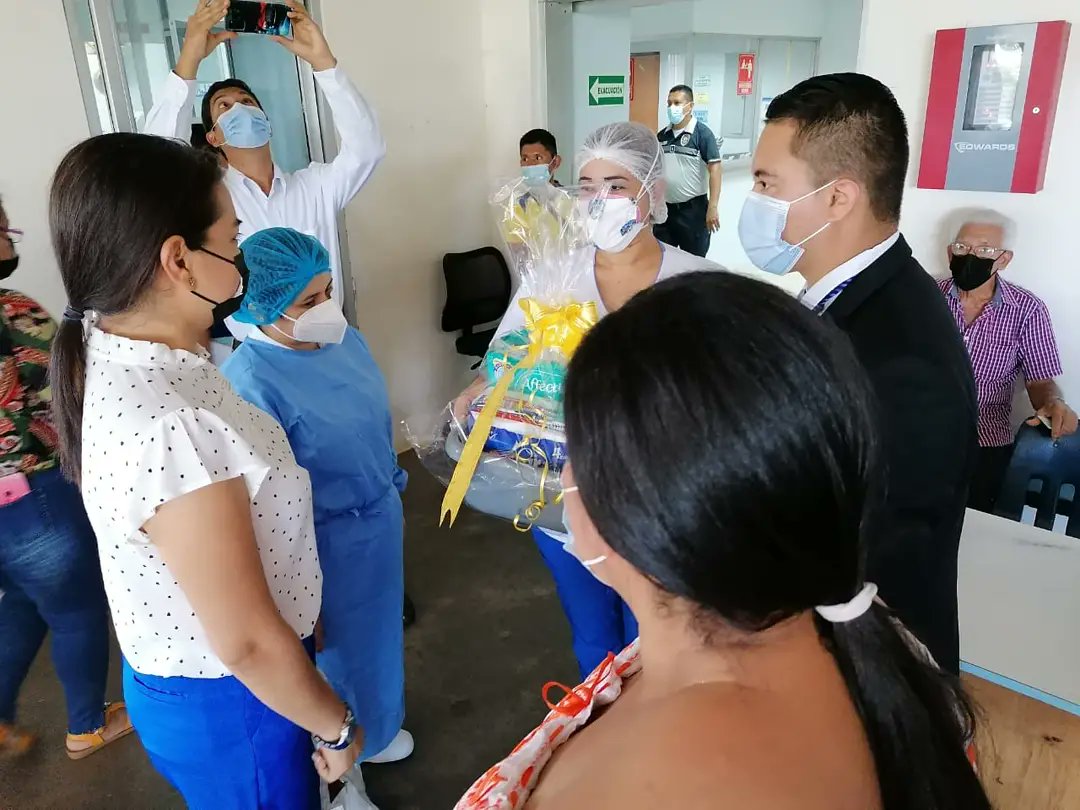 La celebración en el Día del Periodista, en Chiriquí, continuó con la entrega de canastilla al cuarto de urgencias del Hospital Regional Rafael Hernández. <a href="/ConapeChiriqui/">CONAPE CHIRIQUI</a>