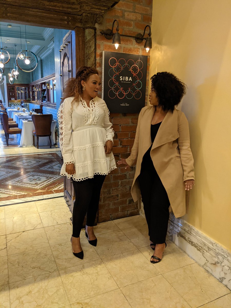 SibaMtongana's tweet photo. All things food and stuff like that ....Last night having special foodie and fun moments with the gorgeous and talented @thelazymakoti and @KeletsoMotau who came over for dinner @siba_restaurant... What an amazing time we had brought together by food ♥️♥️♥️🍽️🍷
#SibaTheRestaurant https://t.co/SjnKmVAGqw