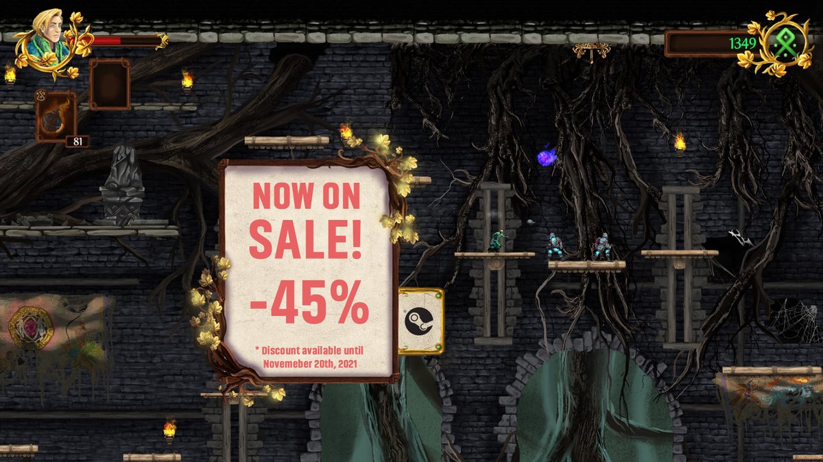 Protect knowledge, save the history. Guardian of Lore is a 2D platformer where you must fight to keep the memory of Latin American mythology alive. Already available on Steam:  

steam.pm/app/1211740 

#IndieDev #IndieGame #GuardianOfLore #Steam #ScreenshotSaturday