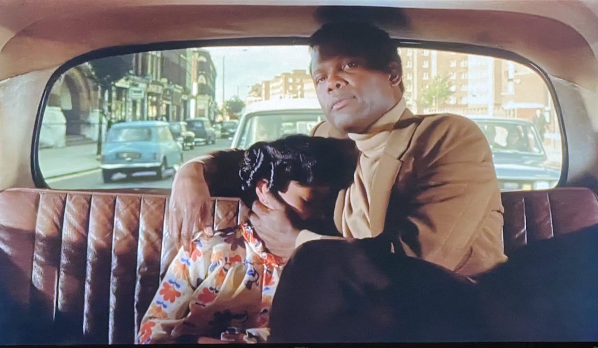 holyspacemonkey's tweet photo. This scene with Sidney Poitier and Yvette Curtis (as his daughter) just kills me. 😭 But it’s also so very beautiful, the way they interact. (I’m trying to avoid spoilers!) ❤️#AWarmDecember #TCMParty https://t.co/j5gU1RvfEg