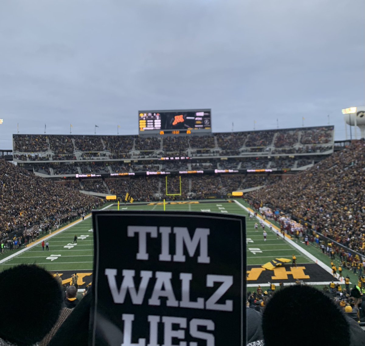 cacandgreco's tweet photo. Saw a fellow Gopher in the stands, greeted him with #TimWalzSucks @GovTimWalz Stopped dead in his tracks and said, “He…is a total twat! And, that’s why I live in SD.” Gifted him with a sticker #TimWalzLies @TimWalzLies https://t.co/DnDXpDgDYJ