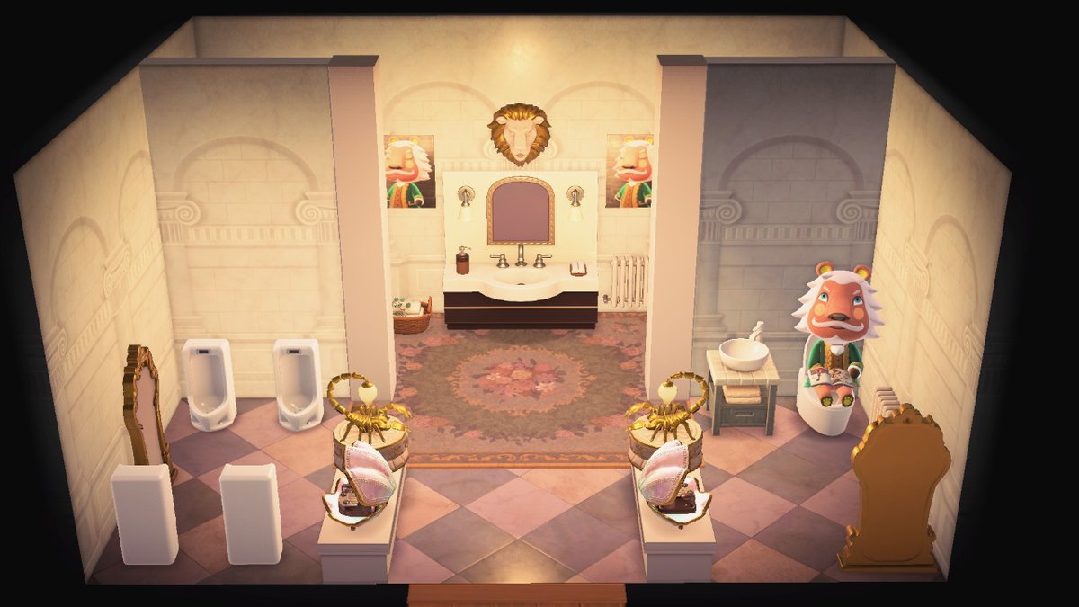 acstylish's tweet photo. Aujourd'hui, à la fin de mon stream (8h, je les aient pas vu passer jpp), j'ai fais la maison TOILETTES de Léopold. Je l'ai trop bien mis MDR #AnimalCrossingNewHorizons #ACNH https://t.co/gh0S4CBVE2