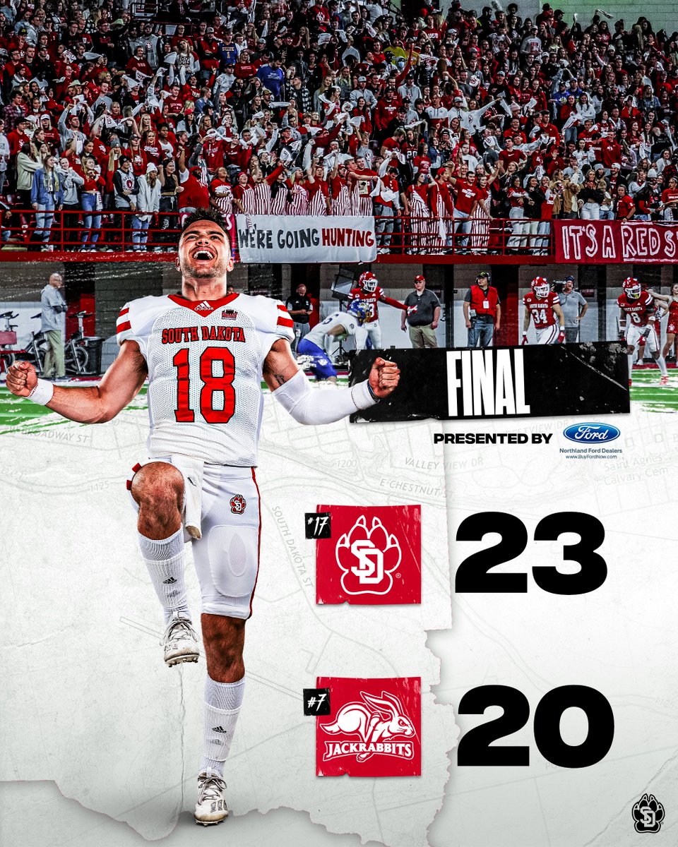 HAIL SOUTH DAKOTA‼️

#WeAreSouthDakota x #WEBEATSTATE🐾