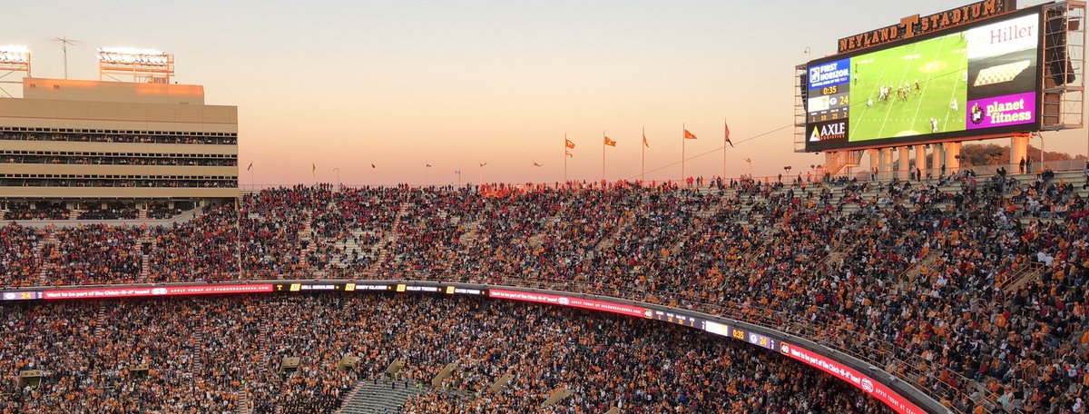 Nothin’ better than the sun setting on Neyland.