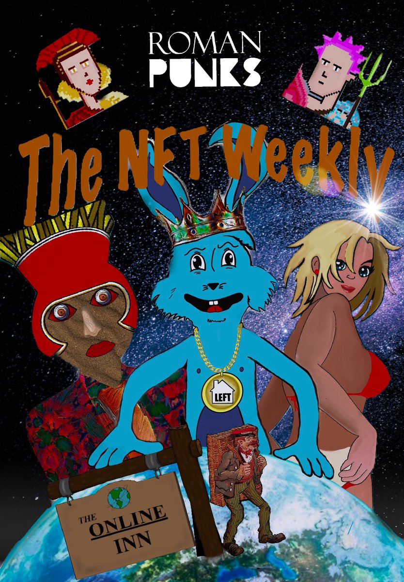 TheOnlineInn's tweet photo. Tomorrow 3pm pst https://t.co/mgcuiSr5Ld The #NFT #weekly 
Want to win a nft? 
Like, RT, Wax address in comments, and follow
@LeftHouseRecord 
@KingsburyNFT 
@RomanPunksNFT 
@ALilCreation1 
See you at the show! https://t.co/6JAJiW5Q1I