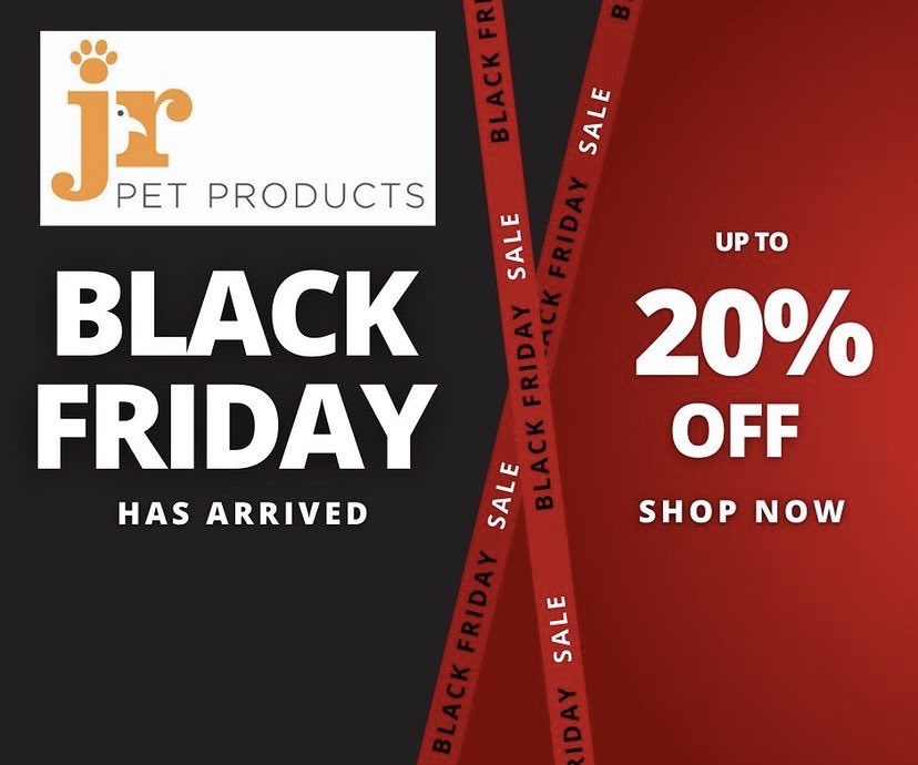 It’s arrived… up to 20% off. Every product discounted in our only sale of the year! jrpetproducts.com