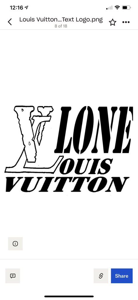 Dilraj Singh on X: Louis Vuitton x Vlone “LV Logo”Concept