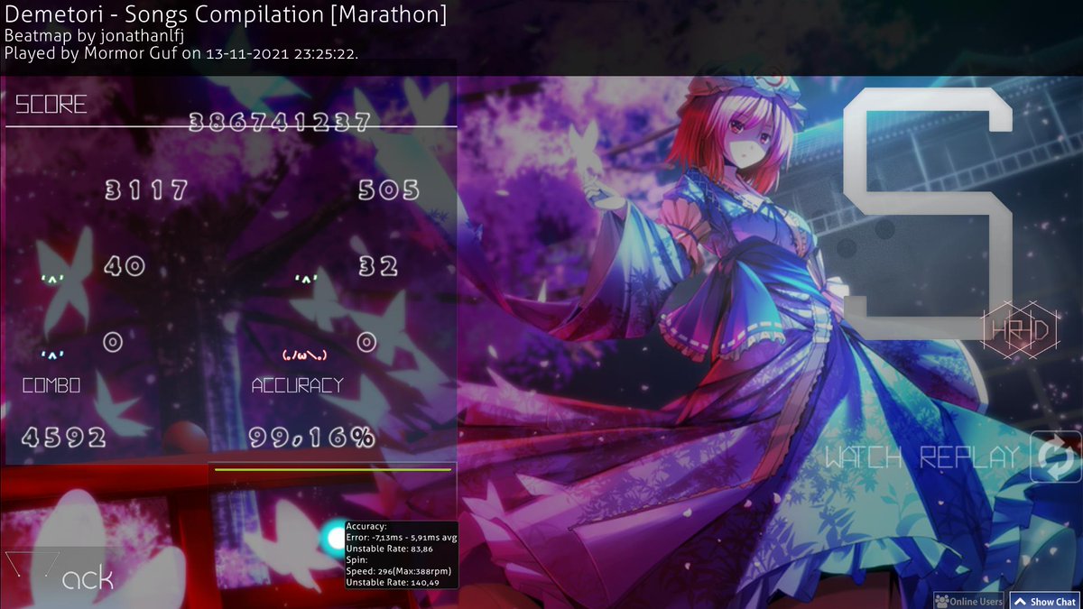 DUDE LET'S GOO?
13 minute Demetori compilation, my new top play with 420pp 🔥🔥🔥