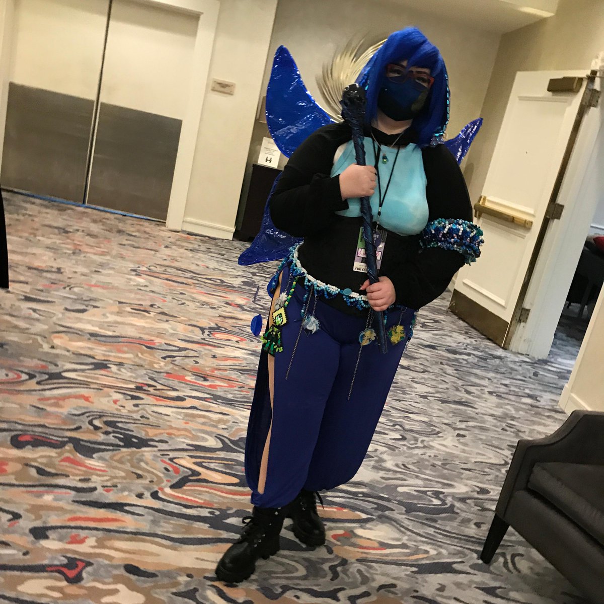EmpireCityCon's tweet photo. Lapis Lazuliiiii you were lost and you came around to mee #empirecitycon #ecc2021 https://t.co/OayRehUNuK