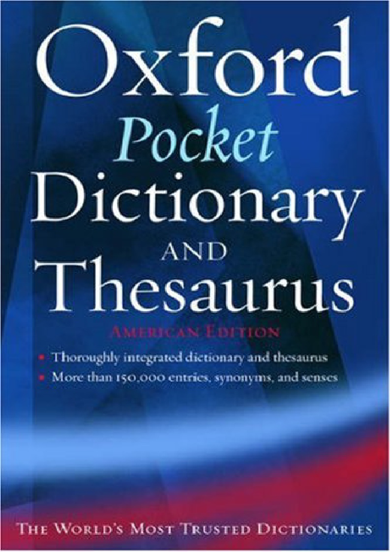 √[PDF] DOWNLOAD EBOOK Oxford Pocket Dictionary and Thesaurus android