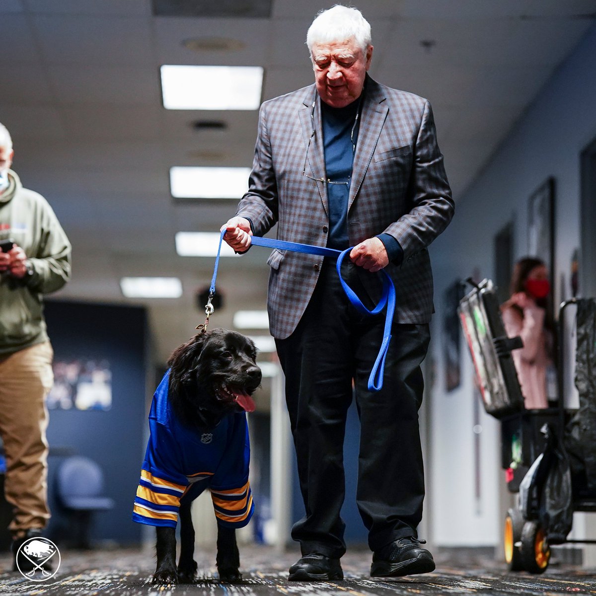 BuffaloSabres's tweet photo. Rick and RJ have finally met...

And now they're best buds. 🤗 https://t.co/7f7qpUySql