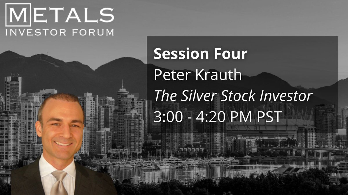 MetalsInvtForum's tweet photo. The last session of our in person conference will begin shortly with @peter_krauth and his panel; @silverhmr, @sterlingmetals, @Southern_Silver, and Kootenay Silver

Thanks for everyone who came out! https://t.co/hZfXBGShAY
