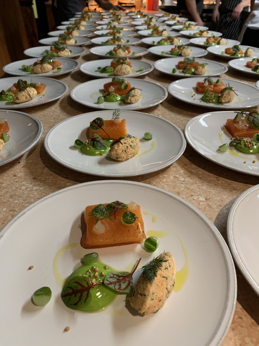 beyondfooduk's tweet photo. The incredible four course Feast menu. From Stephan and Stefan Pini and Simon Boyle’s white chocolate christmas candle dessert.
#FeastWithPurpose
@chefsimonboyle
@BrigadeBarKtchn
@FishmongersCo https://t.co/VPnJkBhKAd