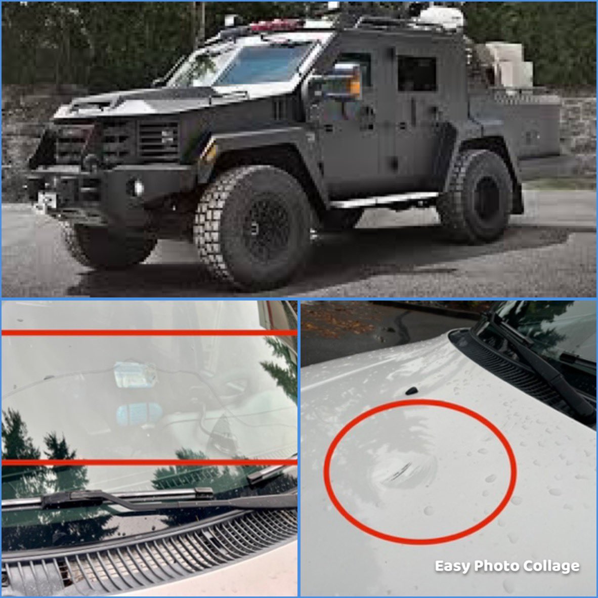DubServices's tweet photo. #therealextrapatrol staff was greeted by an aggressive transient who decided to throw rocks and damage PR2. We appreciate the @LakewoodPD quick response. Considering a @Lenco_Armor for patrols, #trespassbusters #lakewood #privateenforcement #wevegottheeye #patrolandmore https://t.co/jQ7sQR17ZM