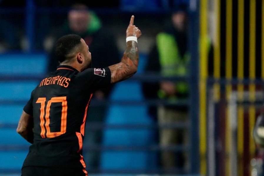 FCBClan's tweet photo. 🇳🇱 Memphis Depay a contribué à 13 buts lors des 5 derniers matchs avec les Pays-Bas https://t.co/svMiHFT7Oi