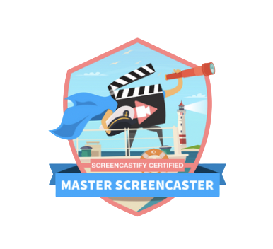 azapata8th's tweet photo. Thank you to the Apple Academy🍎 for letting us take this first step 👩🏻‍💻.....learning the basics of screencastify. Proud to have earned my Certificate for: Master the Screencast.🥳 
@CGarza0930 @AnaMPerez1 @eduGOOGdroid #LJTECHi3 via @Screencastify https://t.co/3teG4lsg53