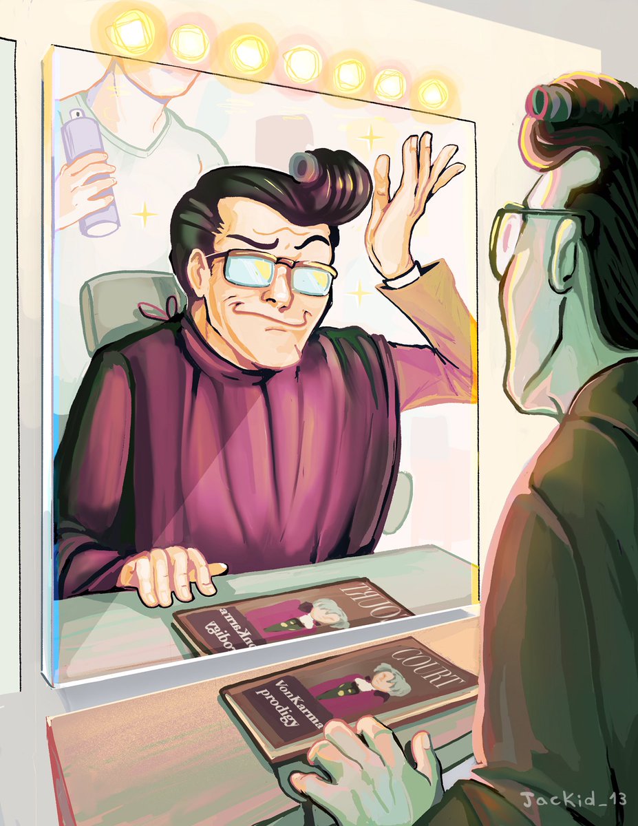 Jackid_13's tweet photo. My piece for the @prosecutorzine I did a few months ago!
The man himself getting ready for trial https://t.co/7k8LoUyimo