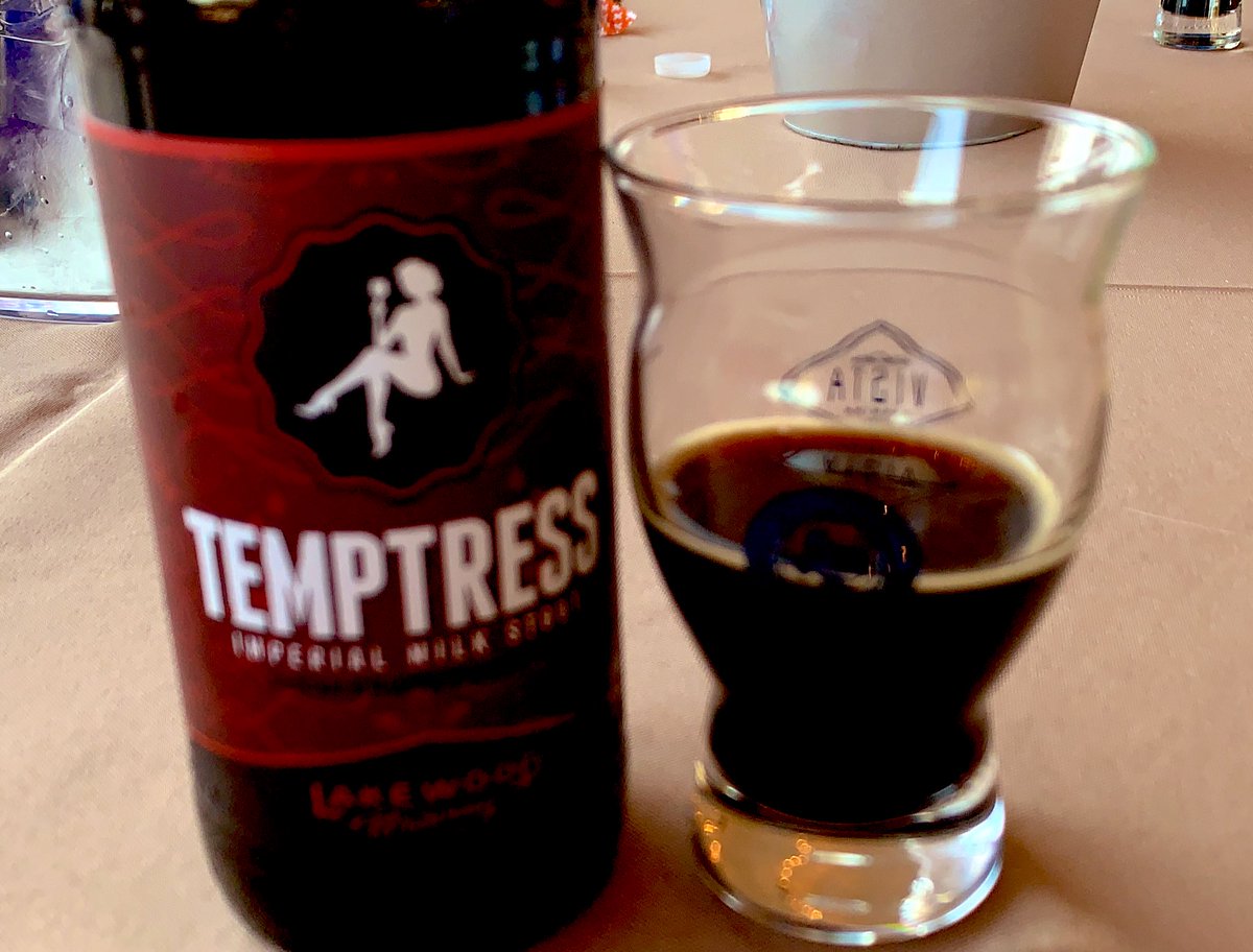 Bockway's tweet image. I’m so tempted by this beer, I want a case. Temptress Imperial Milk Stout by Lakewood Brewery. #texasbeer #BeerNow21